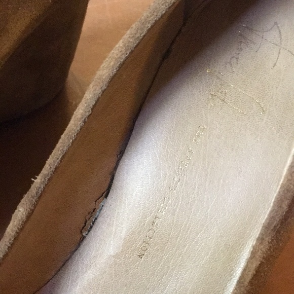 Franco Sarto Suede Wedge Heel 8.5M in Chestnut - Picture 8 of 8